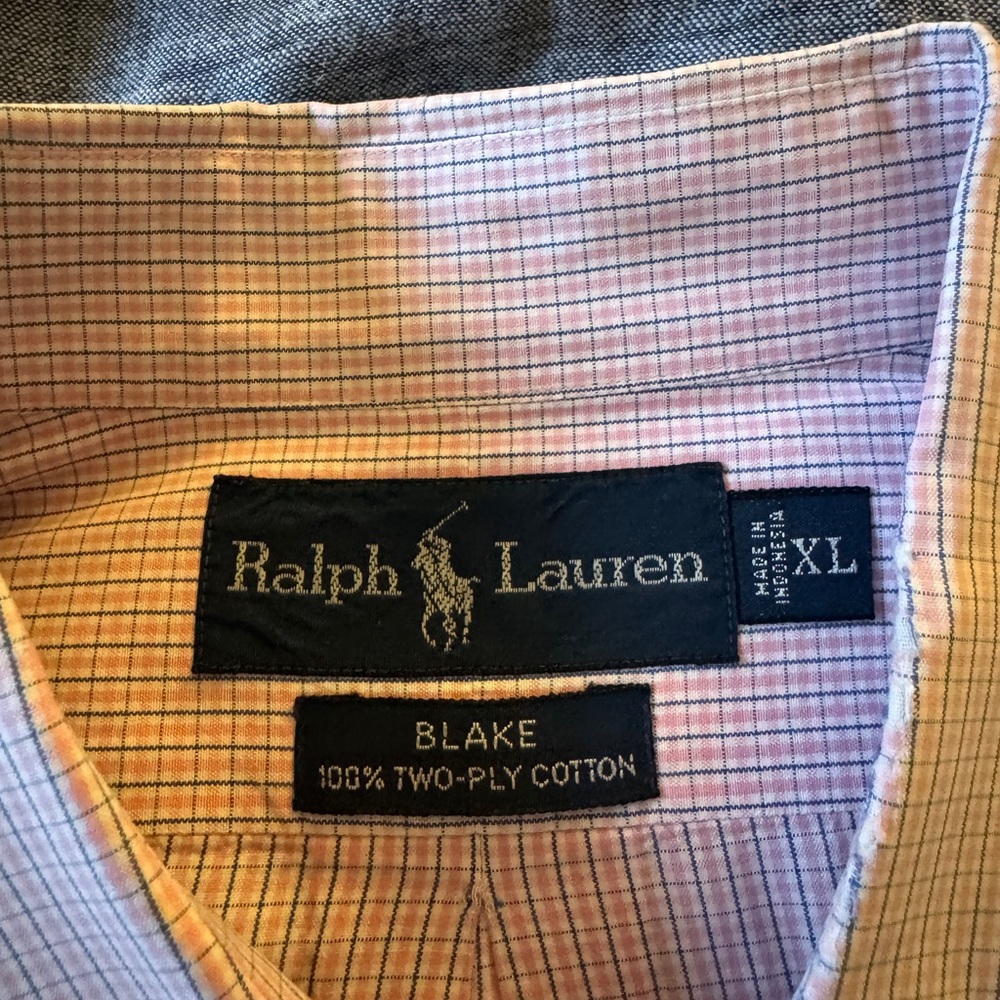 Ralph Lauren Pink Checkered Shirt